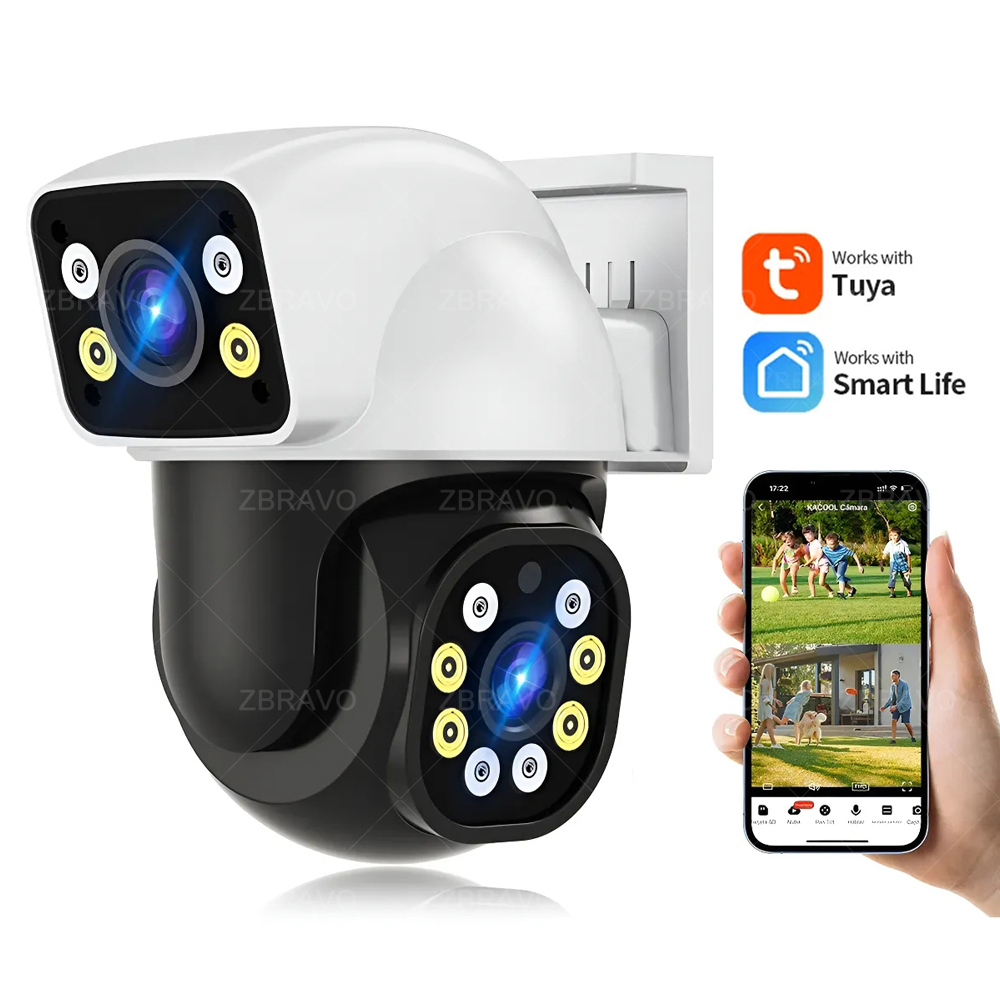 Home Security No Wifi - Smartlife 8MP WiFi Tuya Outdoor Camera