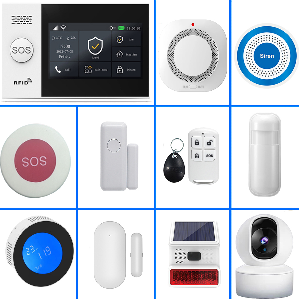 Home Security No Wifi - PGST 4G Tuya Smart Home Alarm
