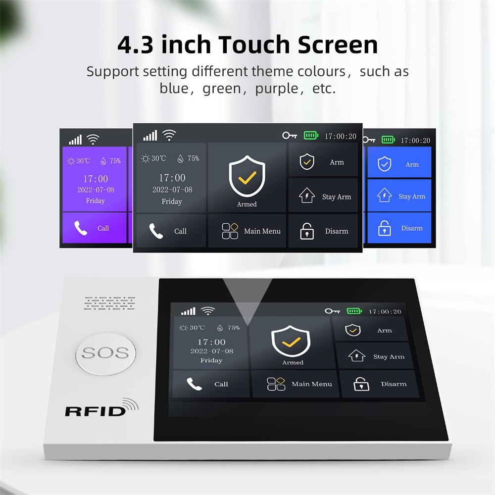 2.4G WIFI Smart GSM Alarm Syst - Home Security No Wifi recension och pris