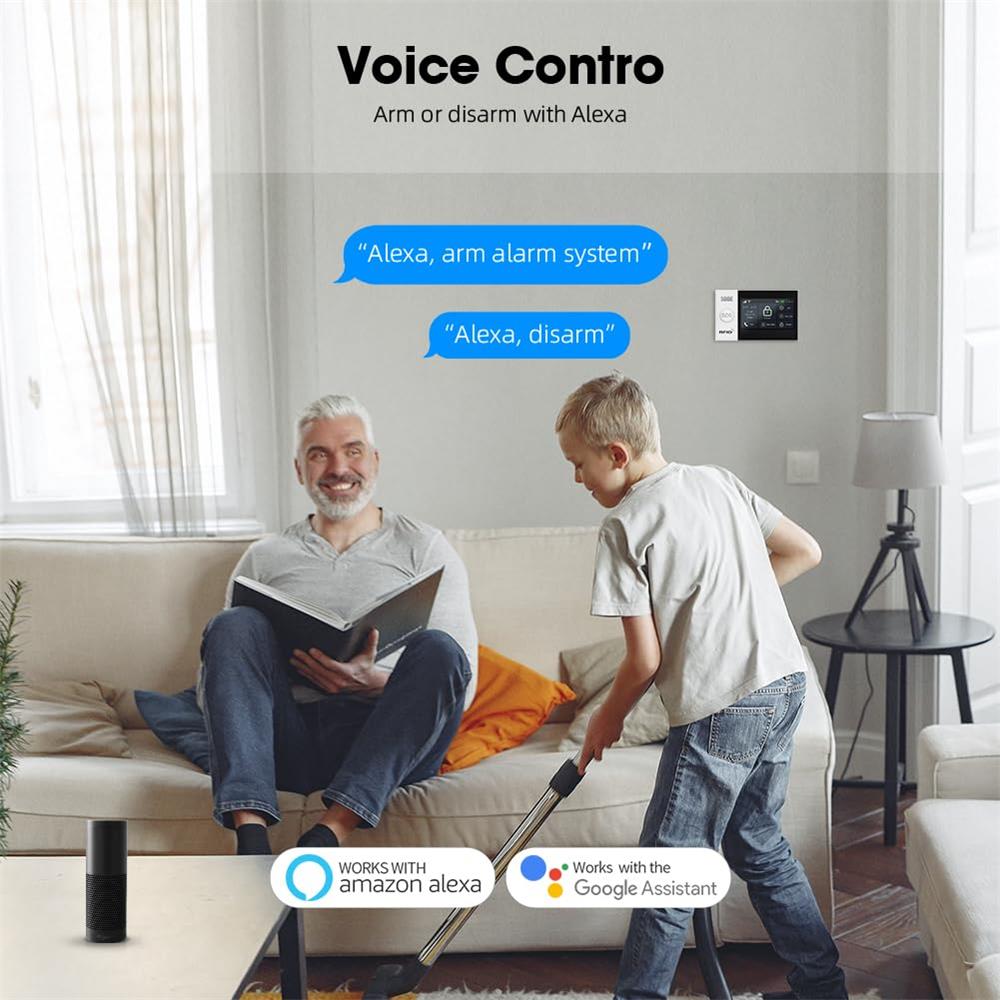 2.4G WIFI Smart GSM Alarm Syst - Home Security No Wifi recension och pris