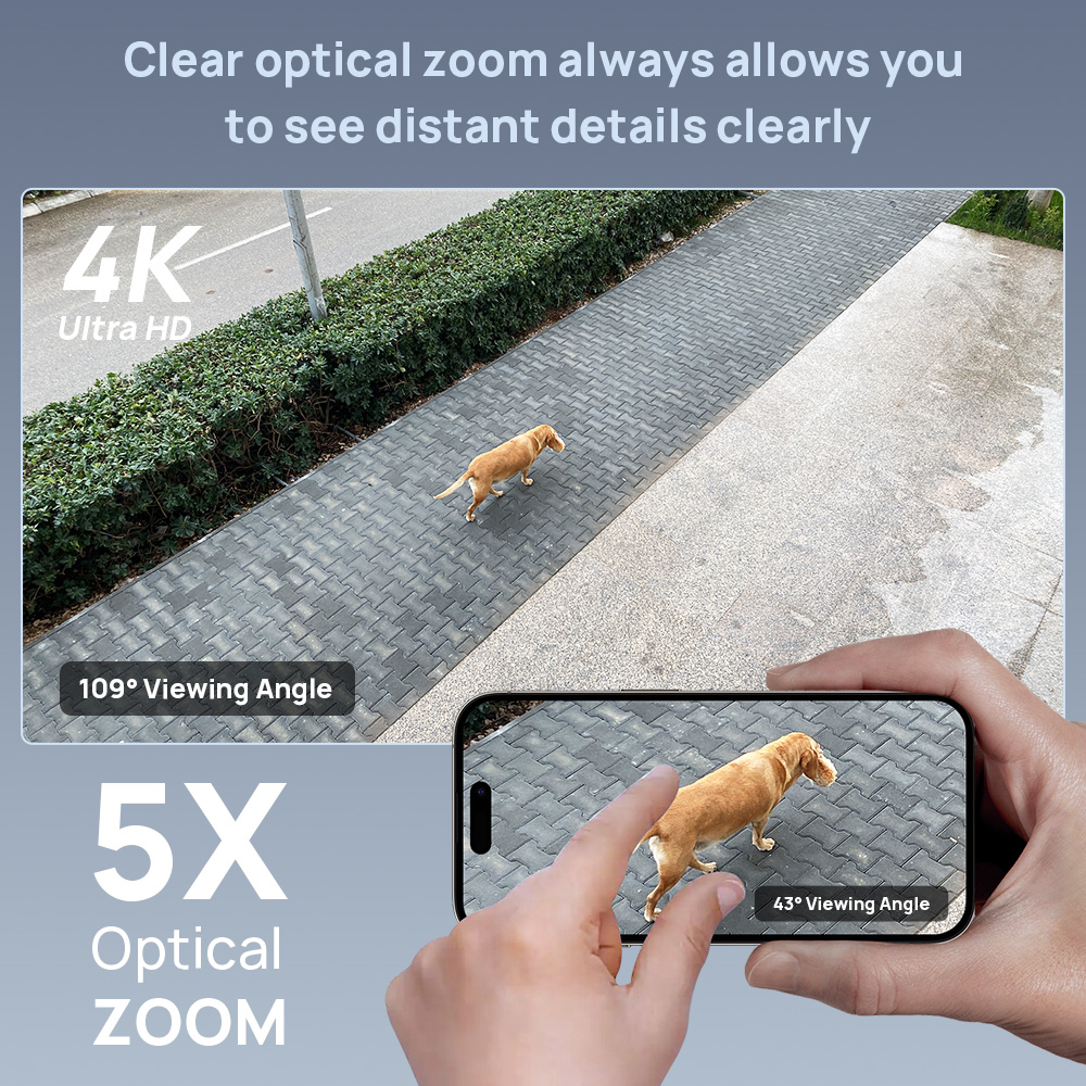 Vikylin 8MP Dome PTZ 5X Zoom I - Home Security Online recension och pris