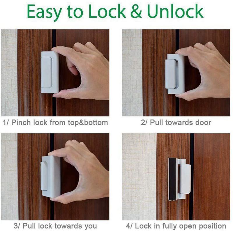 2X Home Security Door Lock Chi - Home Security Door Reinforcement Lock recension och pris