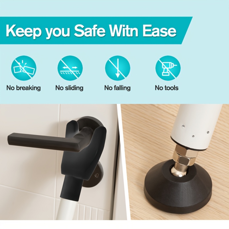 Adjustable 2in1 Sliding Patio  - Home Security Door Reinforcement Lock recension och pris