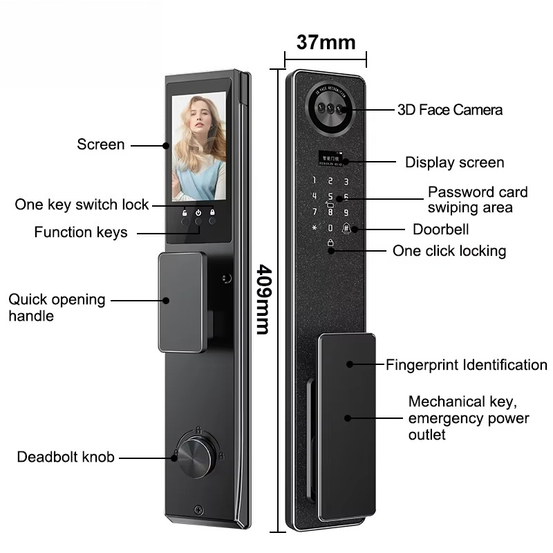 Tuya WiFi Smart Door Lock, Hom - Home Security For Doors recension och pris