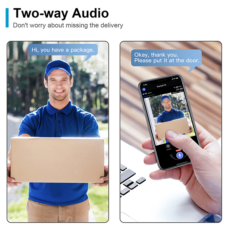 WiFi Smart Video Doorbell Came - Home Security Monitoring System recension och pris