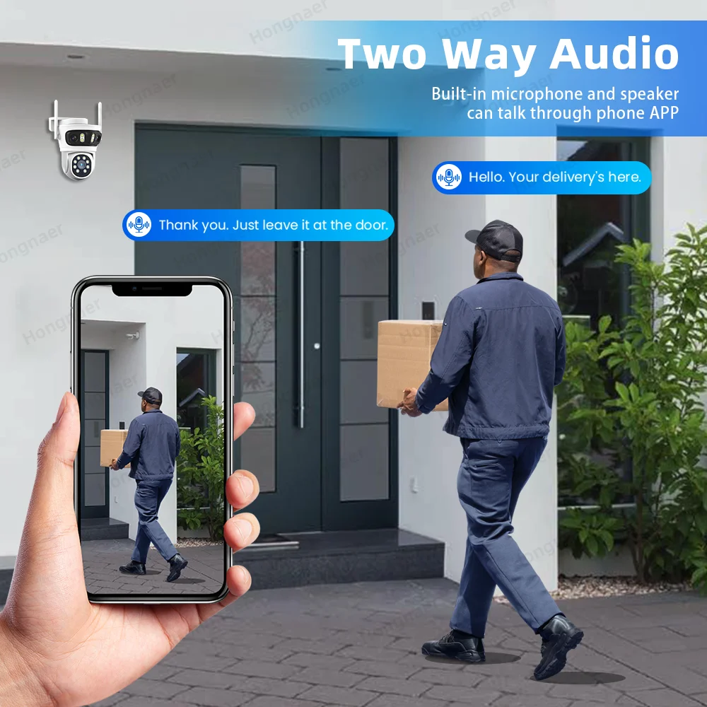 2026 Hongnaer 6MP 4CH 3 Lens 2 - Home Security Wireless recension och pris