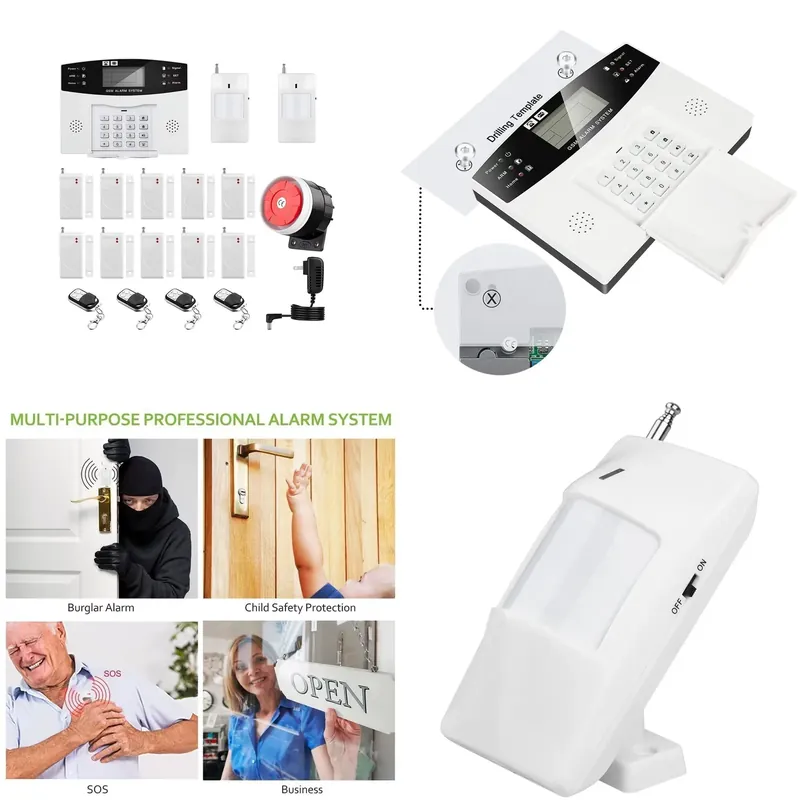 House Burglar Alarm Kit Auto D - Home Security Wireless recension och pris