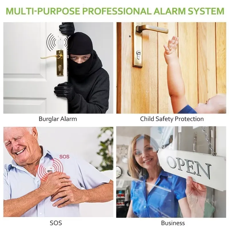 House Burglar Alarm Kit Auto D - Home Security Wireless recension och pris