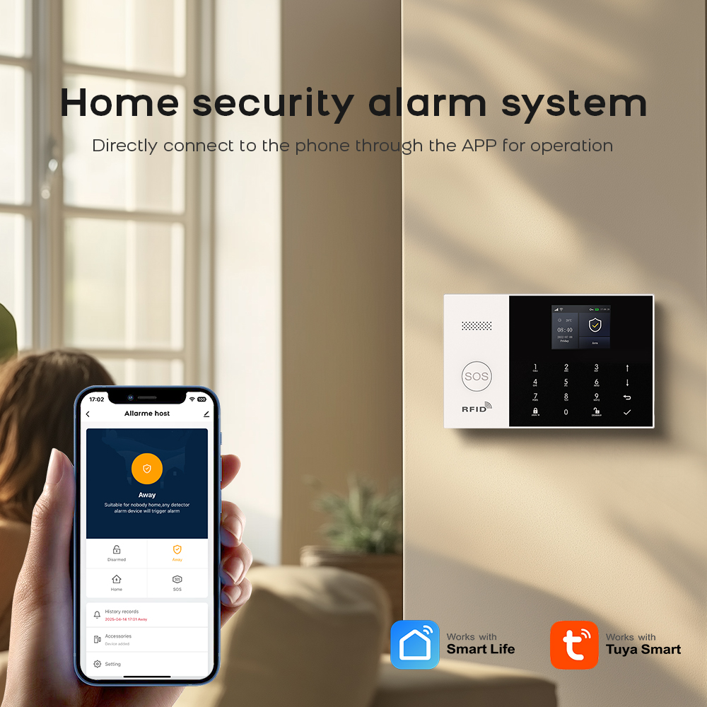 4G Alarm System Security Home  - Home Security No Wifi recension och pris