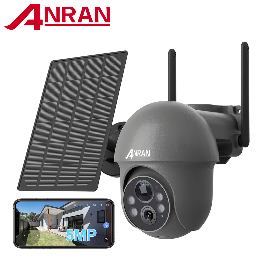 ANRAN 2K WiFi Camera 3/5MP Sol - Home Security Cameras Wireless recension och pris