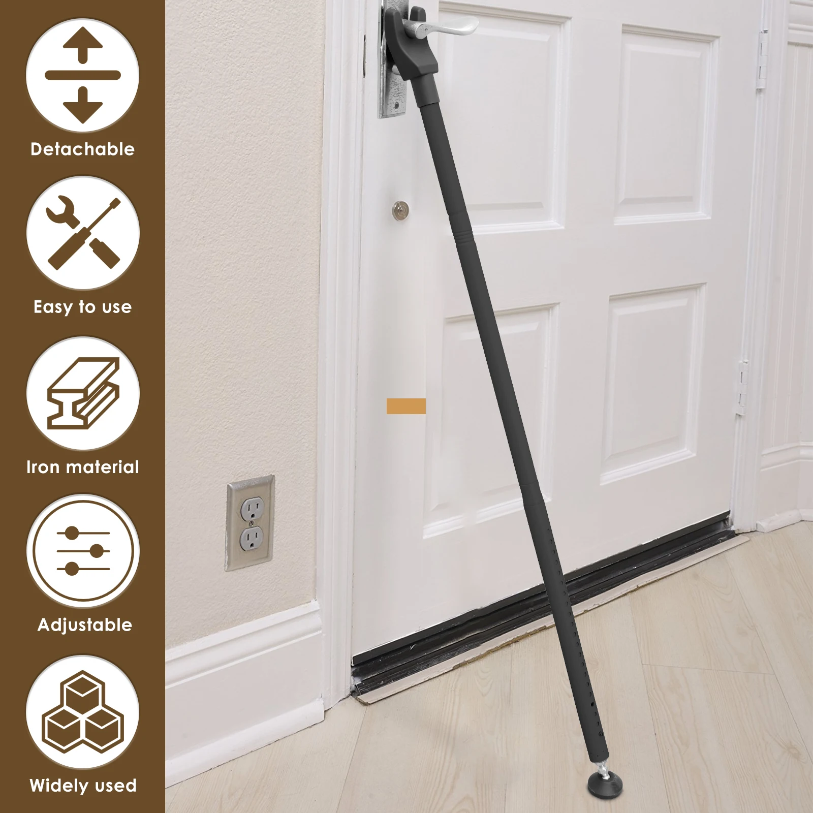 Sliding Door Lock Bar 44-55 In - Home Security Door Reinforcement Lock recension och pris