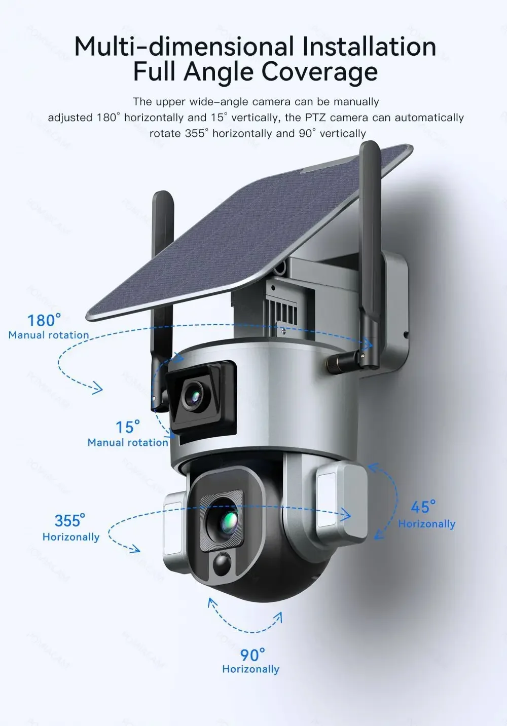 4G Wireless Solar Camera Dual  - Home Security Cameras Uk recension och pris