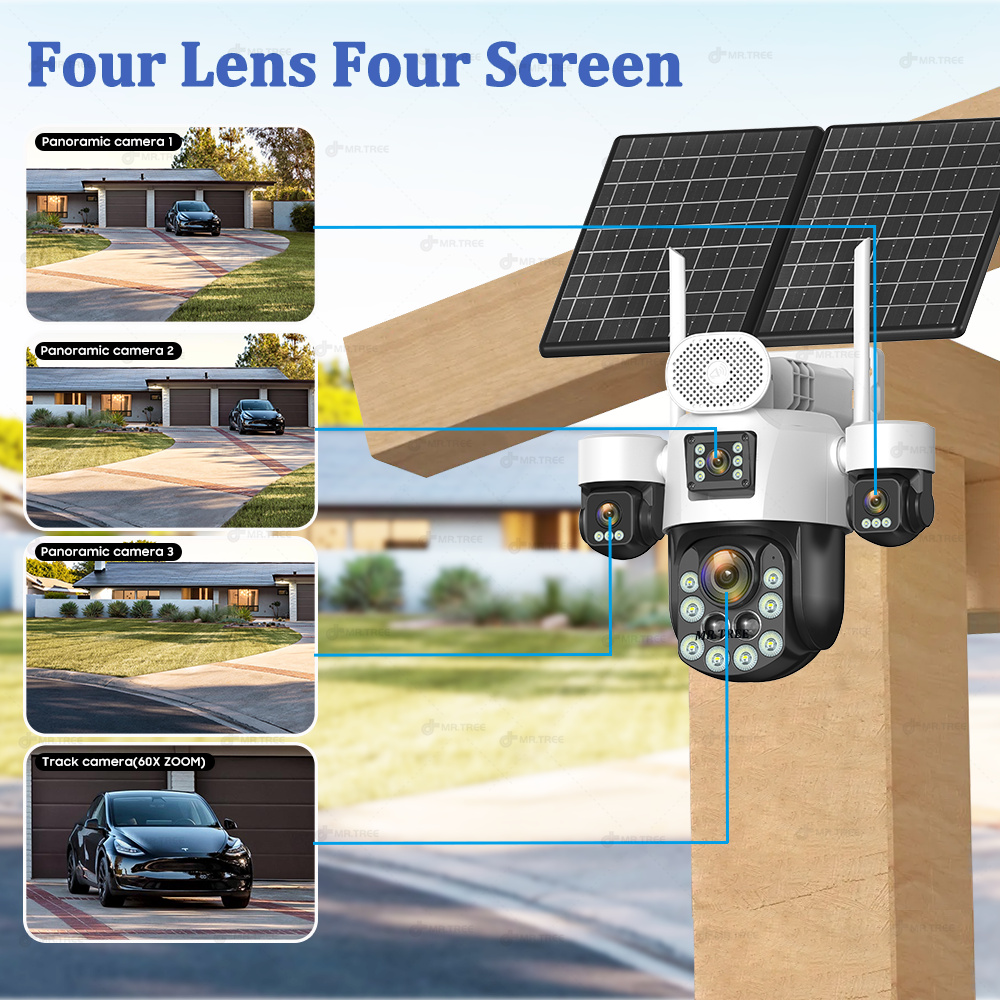 AOV Four Lens Outdoor Surveill - Home Security Adt recension och pris