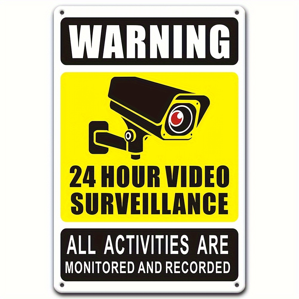 24/7 Video Surveillance Warnin - Home Security Adt recension och pris