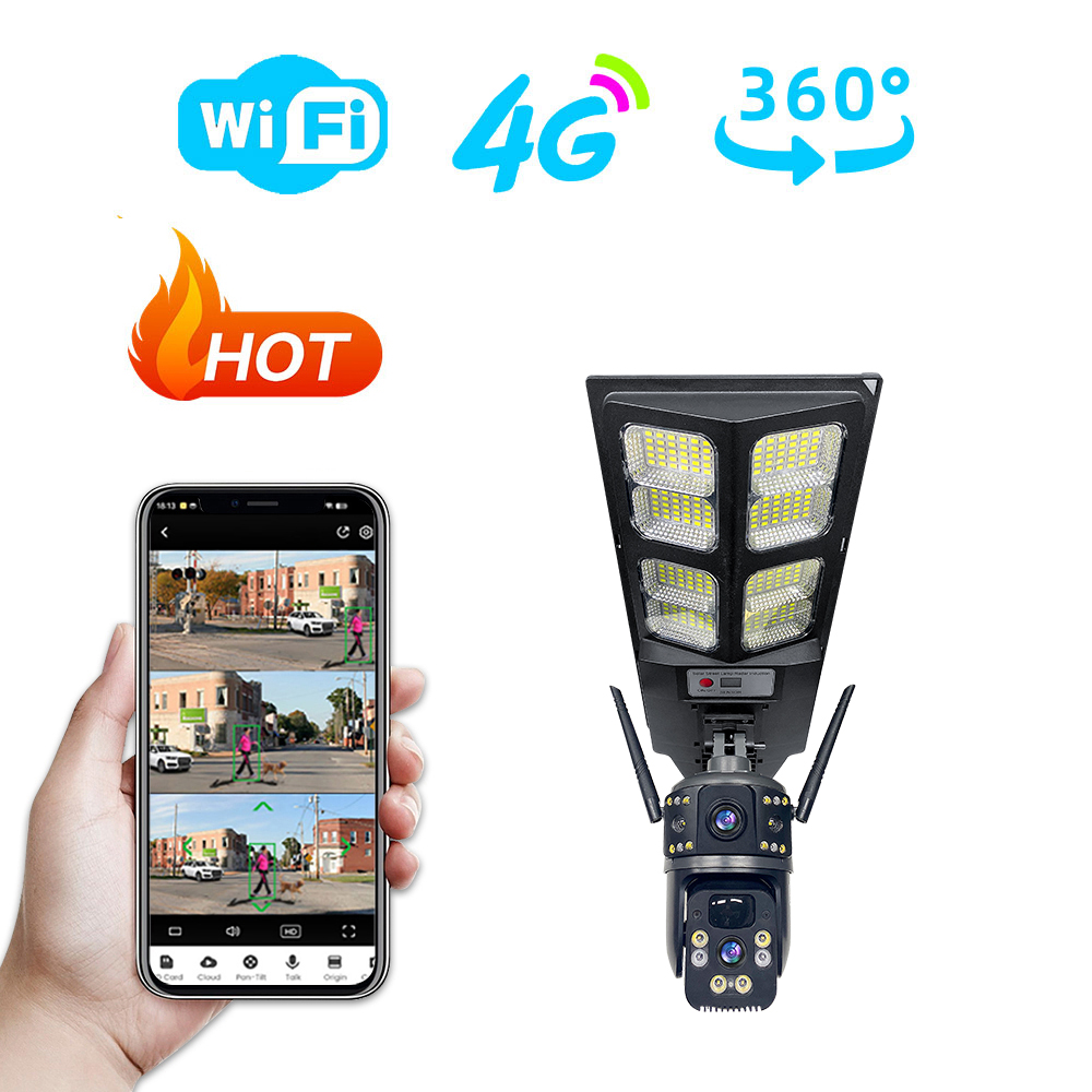 Leshine 3MP 4G Dual Lens Camer - Home Security No Wifi recension och pris