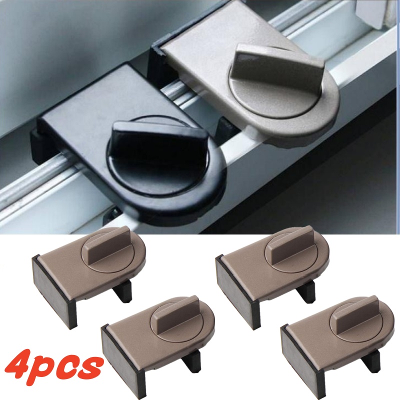4 Sets Sliding Sash Stopper Ca - Home Security Door Reinforcement Lock recension och pris