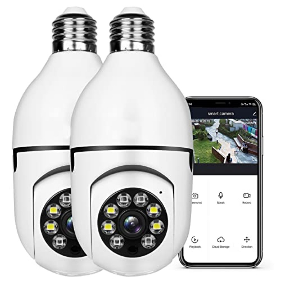 Light Bulb 1080P Security Wire - Home Security Wireless recension och pris