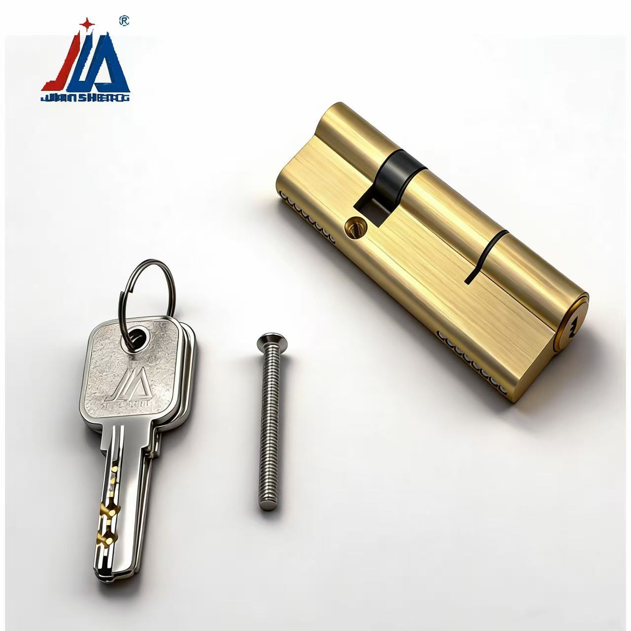 Solid Brass Door Lock Cylinder - Home Security For Doors recension och pris