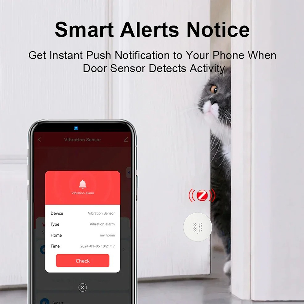 Tuya ZigBee Smart Vibration &  - Home Security Monitoring System recension och pris