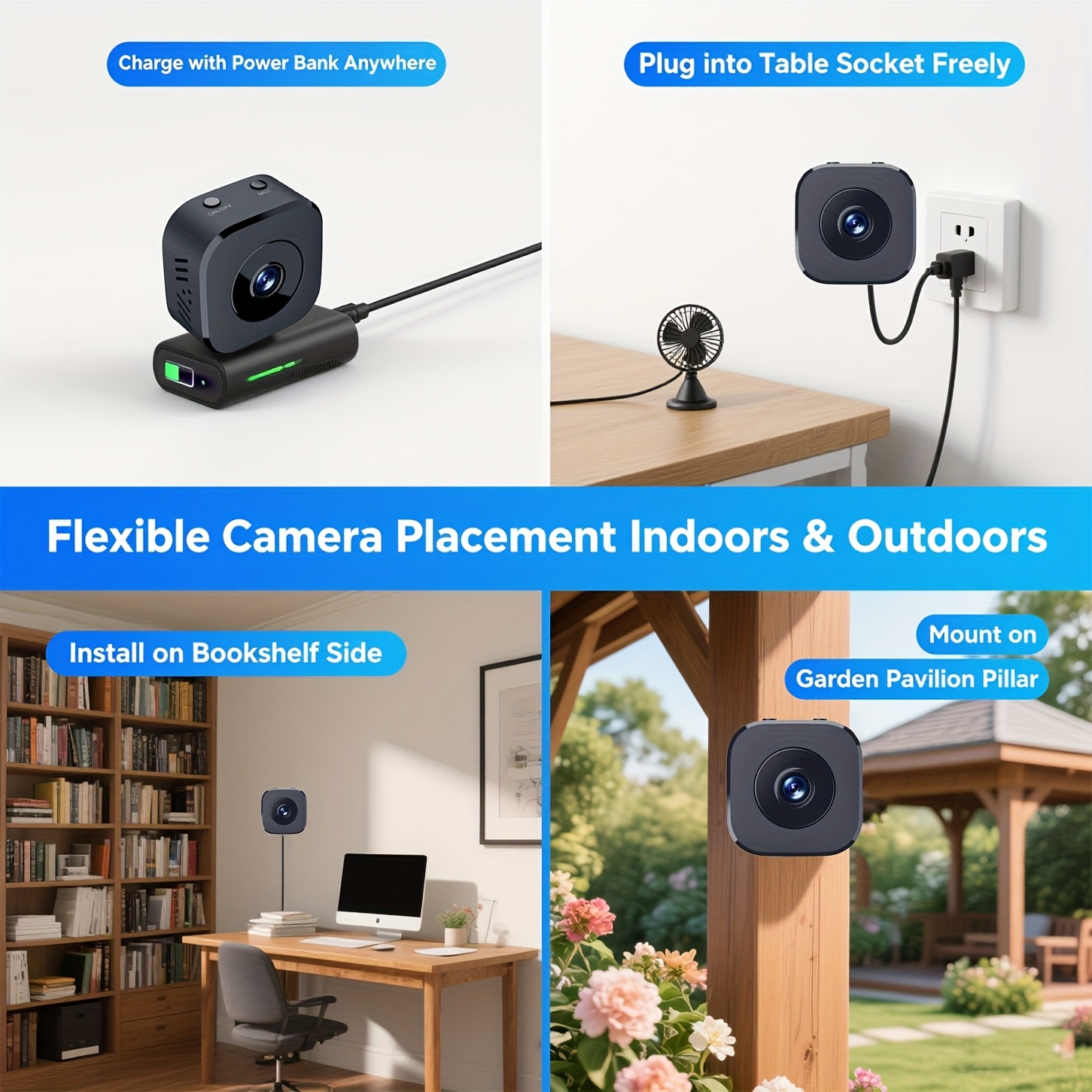 1080P HD Mini WiFi Camera Indo - Home Security Wireless recension och pris