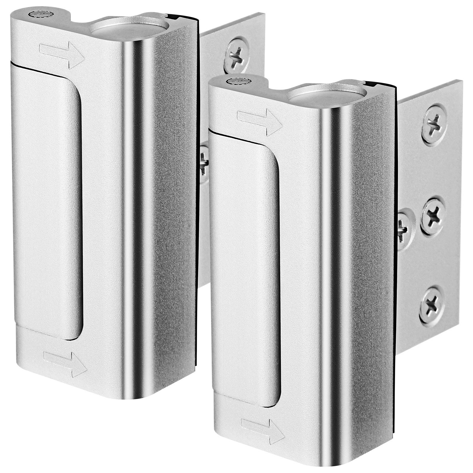 2Pcs Aluminum Alloy Safety Loc - Home Security Door Reinforcement Lock recension och pris