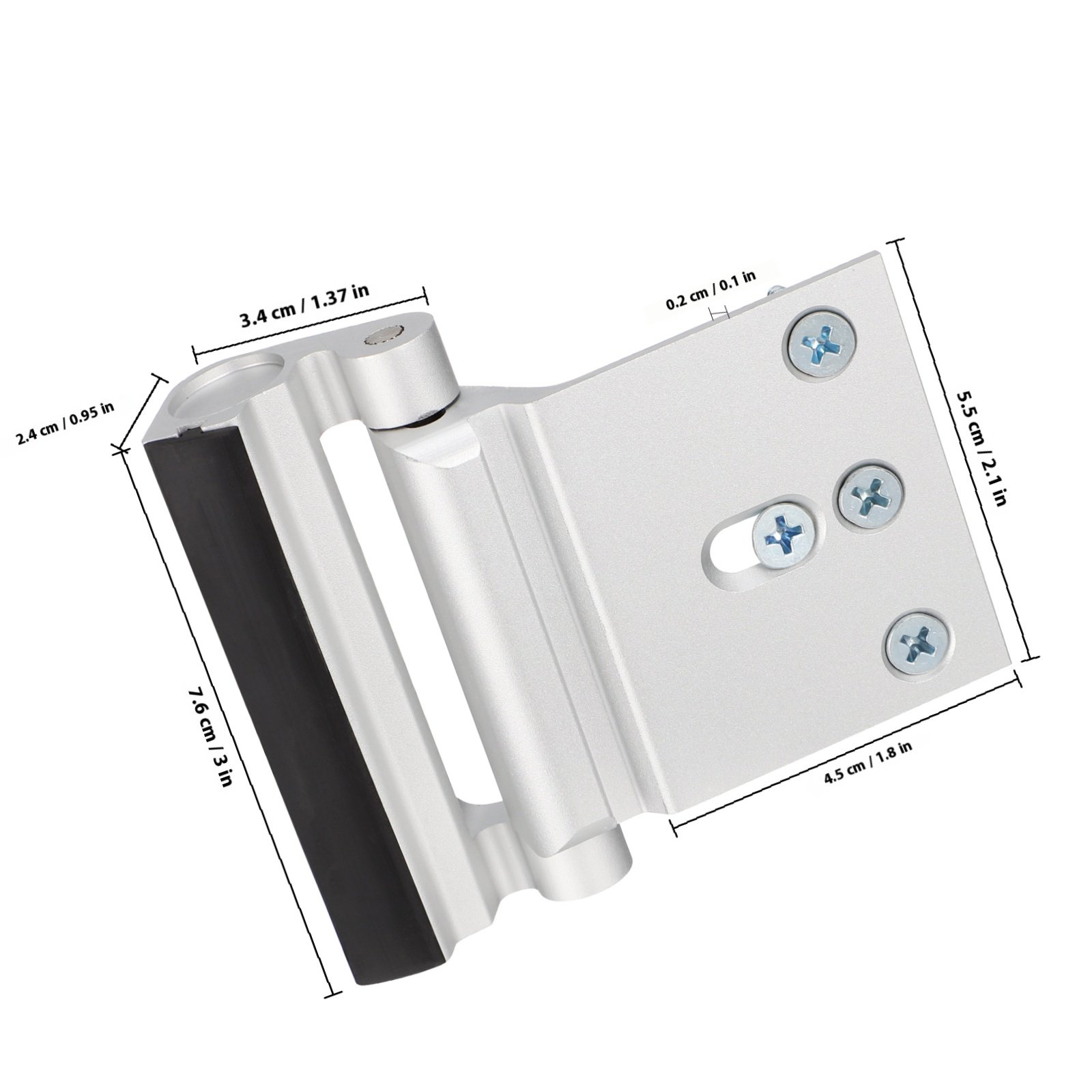 2Pcs Aluminum Alloy Safety Loc - Home Security Door Reinforcement Lock recension och pris