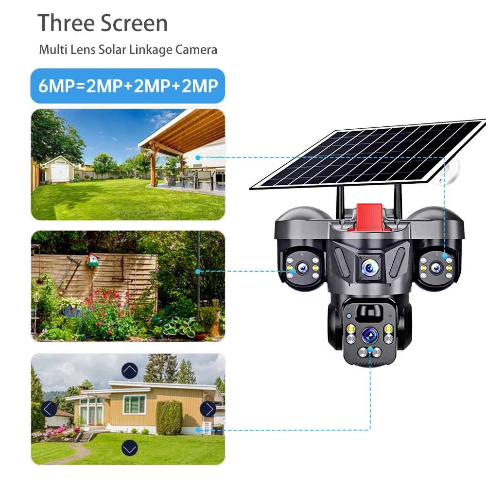KERUI V380 Pro Outdoor PTZ 6MP - Home Security No Wifi recension och pris