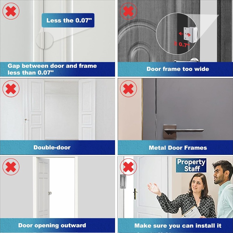Door Reinforcement Lock Withst - Home Security Door Reinforcement Lock recension och pris