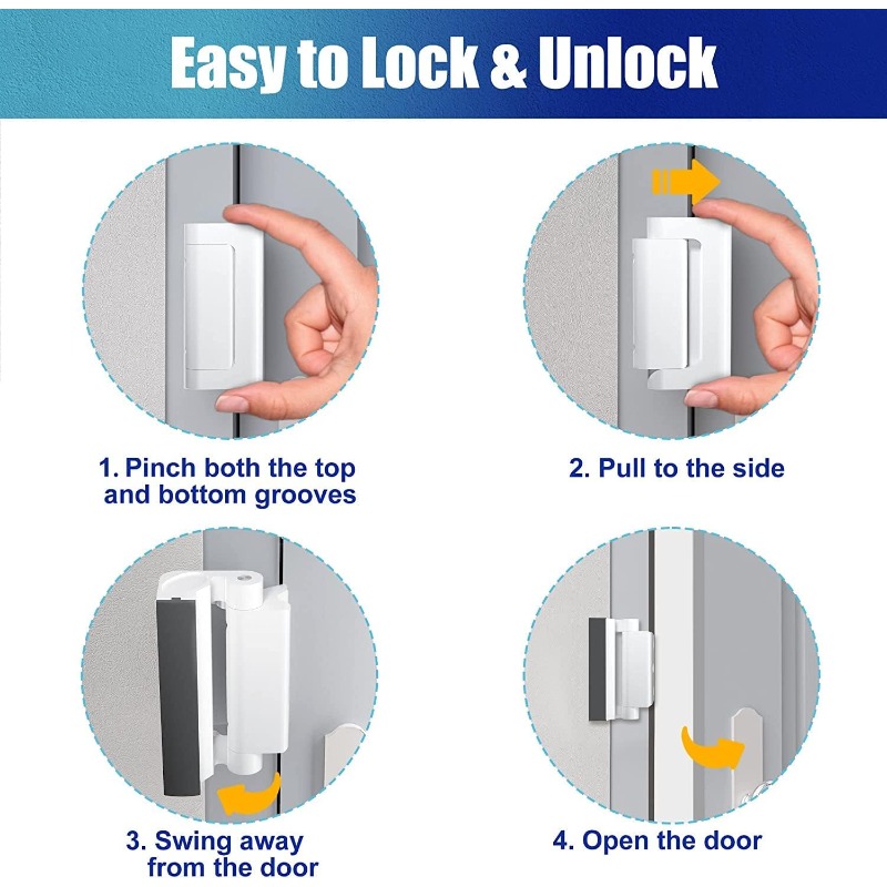Door Reinforcement Lock Withst - Home Security Door Reinforcement Lock recension och pris