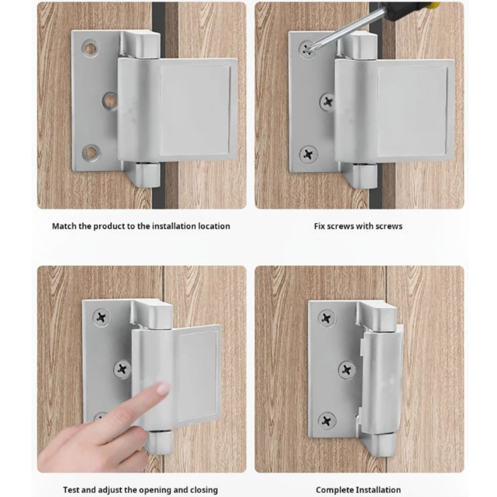 Aluminum Alloy Door Lock Secur - Home Security Door Reinforcement Lock recension och pris