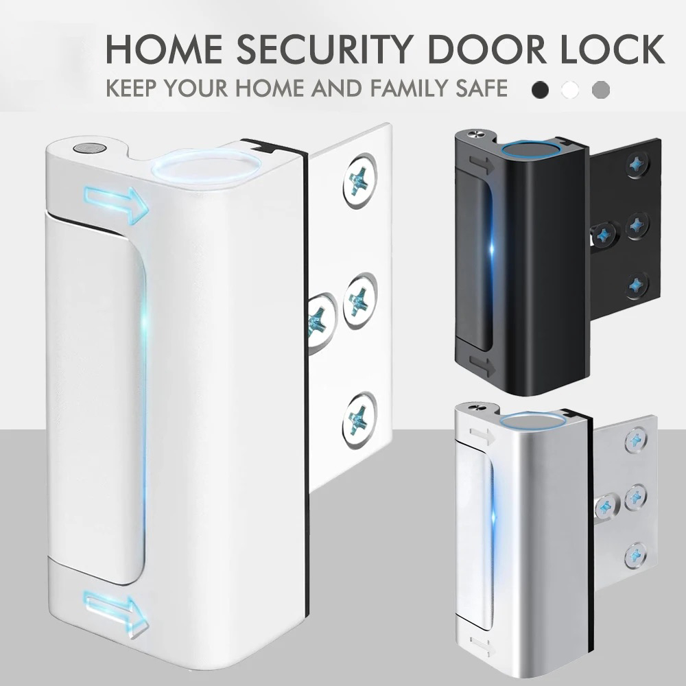 New Home Security Door Lock Al - Home Security Door Reinforcement Lock recension och pris