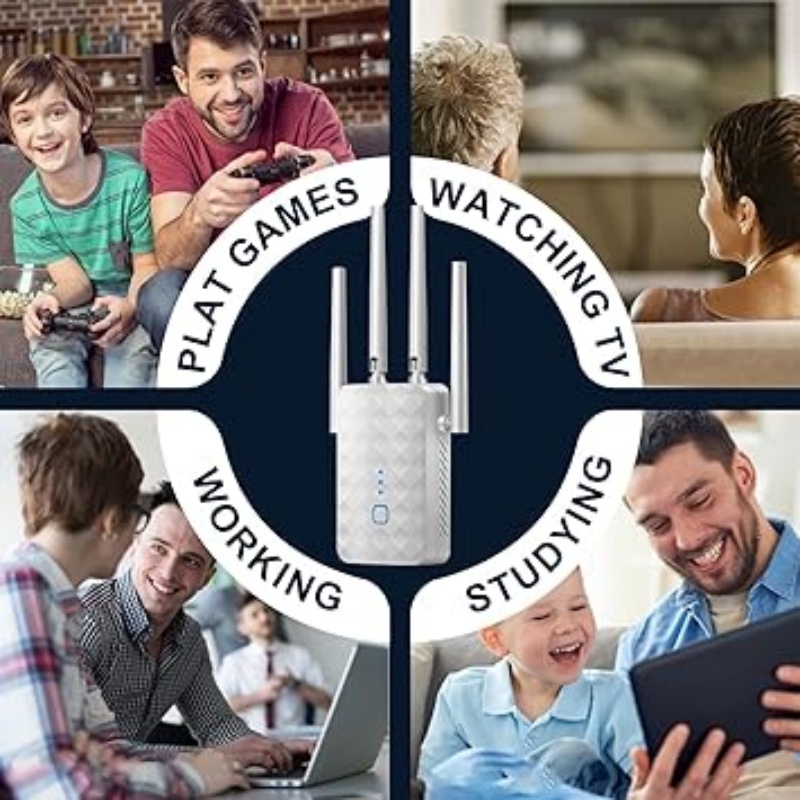 1200Mbps WiFi Repeater Wireles - Home Security No Wifi recension och pris