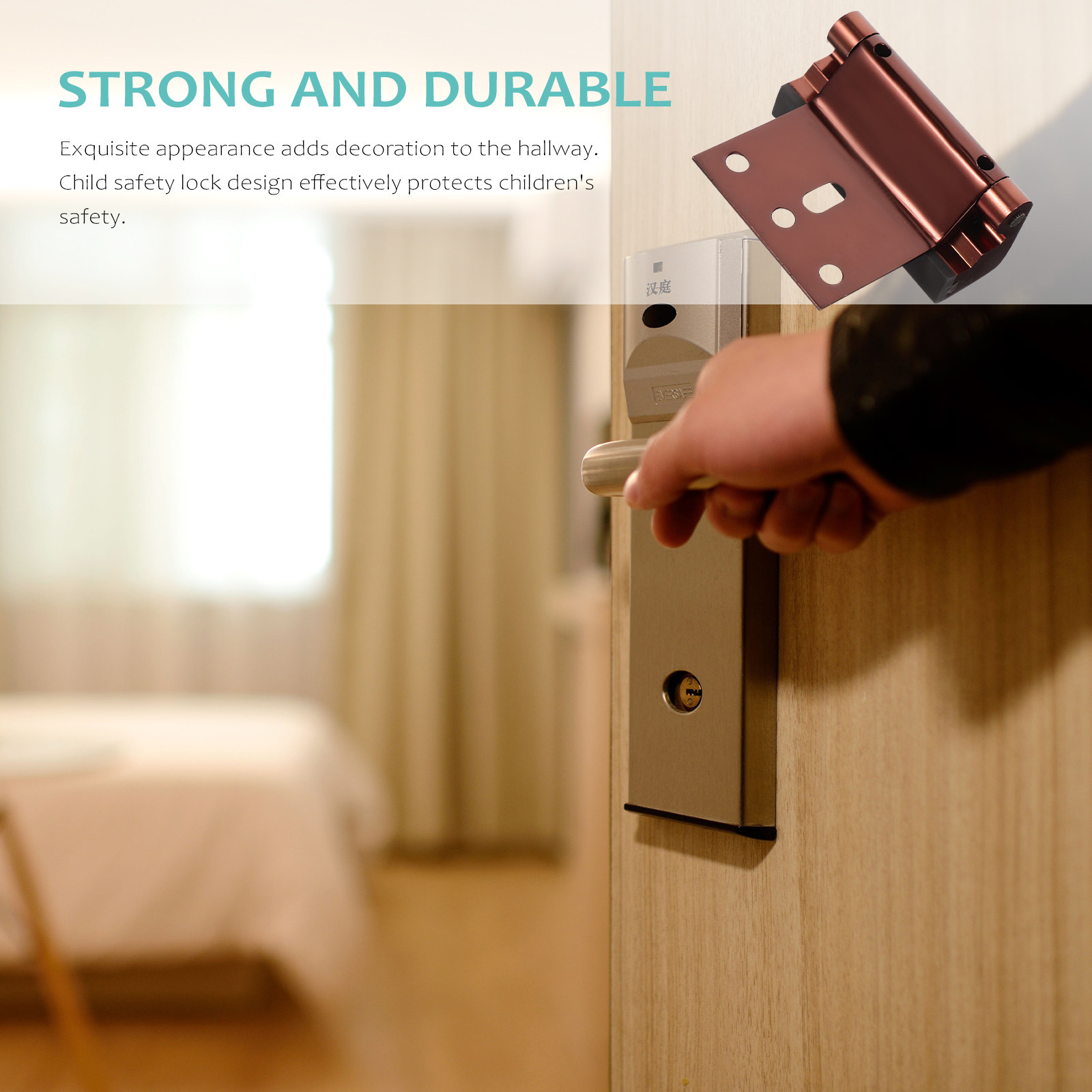 Door Reinforcement Lock Alumin - Home Security Door Reinforcement Lock recension och pris