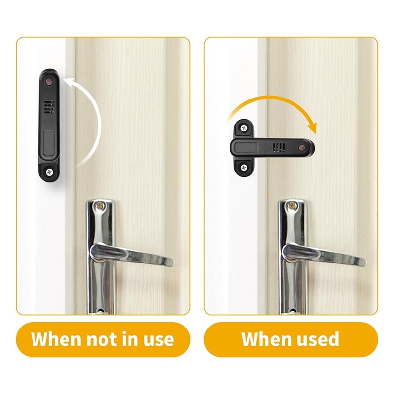 Excellent-Burglar& Child-Proof - Home Security Door Reinforcement Lock recension och pris