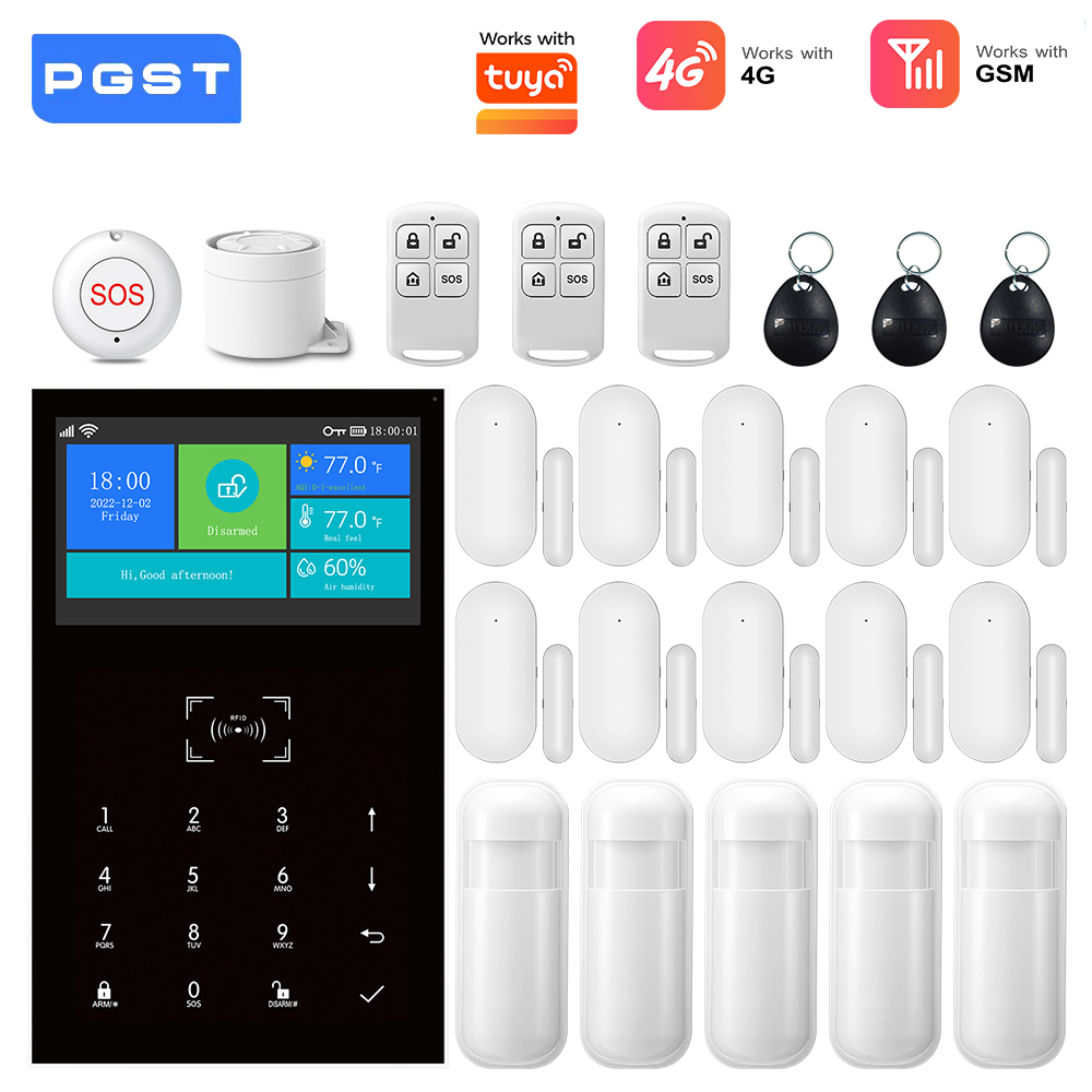 4G GSM WiFi Alarm System Work  - Home Security No Wifi recension och pris