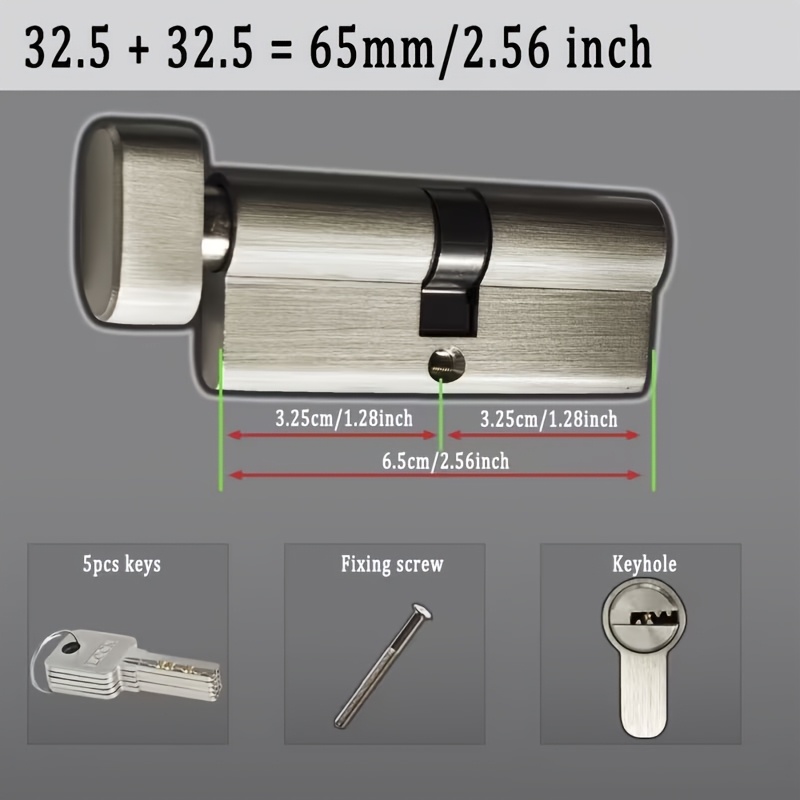 1Pc European Standard All-Copp - Home Security For Doors recension och pris