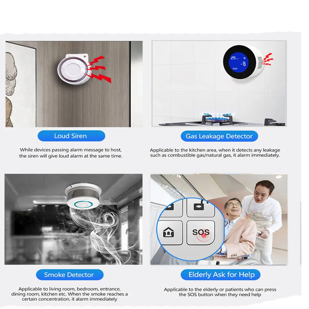 PGST 4G Tuya Smart Home Alarm  - Home Security No Wifi recension och pris
