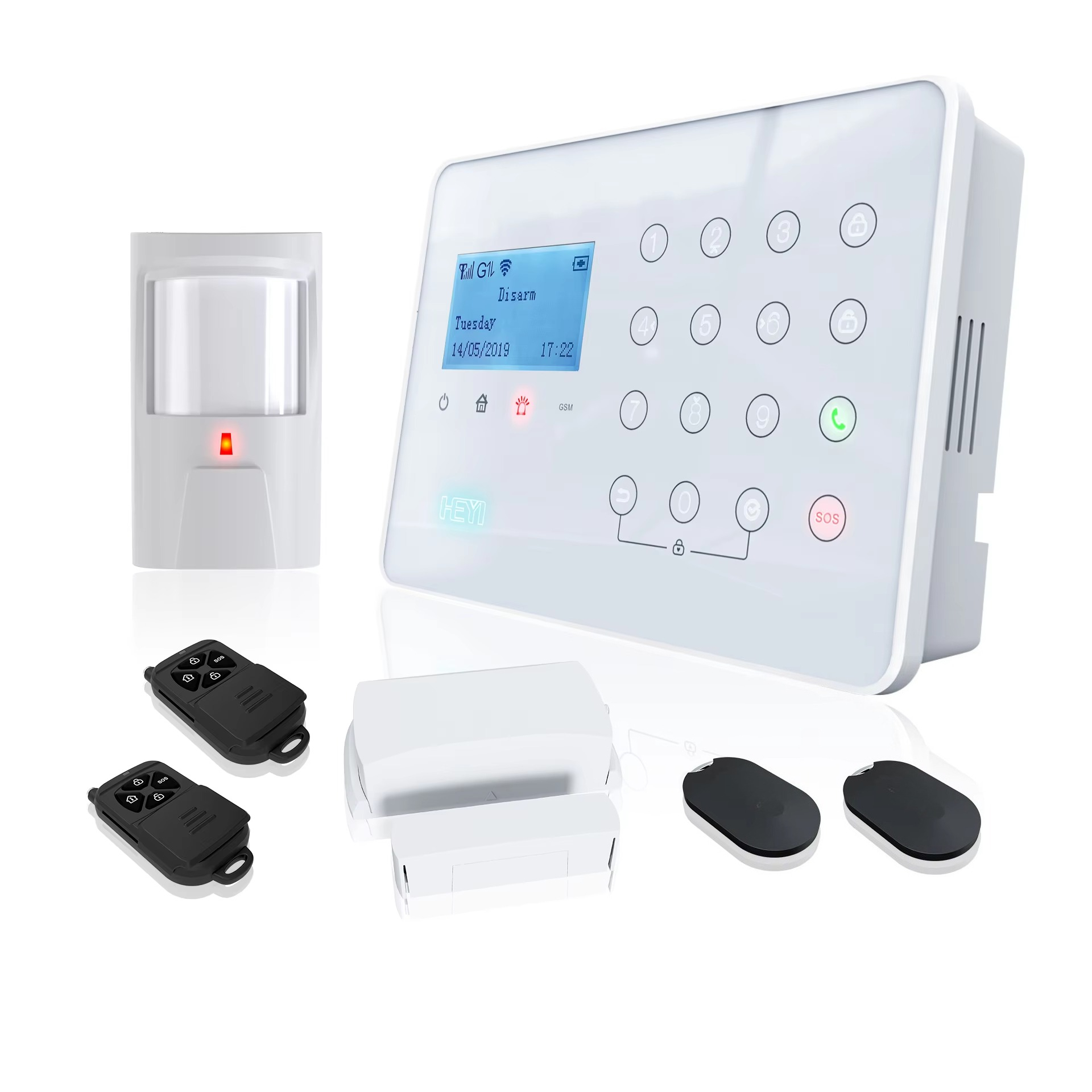 Alarm System  Wireless Securit - Home Security Wireless recension och pris