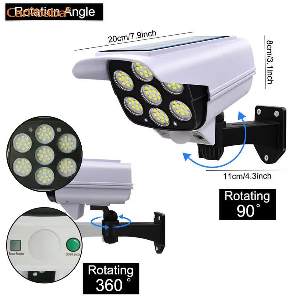 Outdoor Solar Light Motion Sen - Home Security Cameras Wireless recension och pris