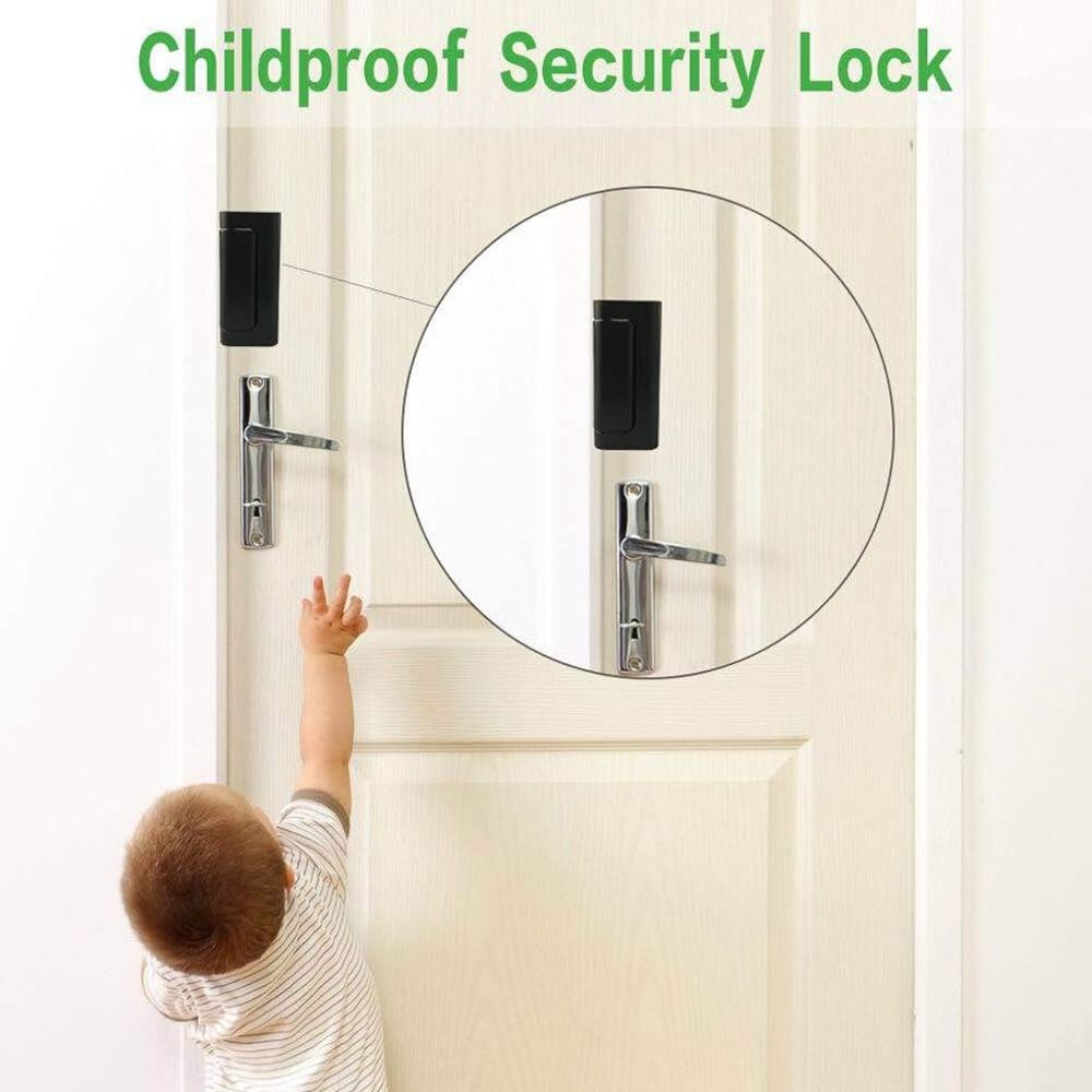Aluminum Alloy Door Reinforcem - Home Security Door Reinforcement Lock recension och pris